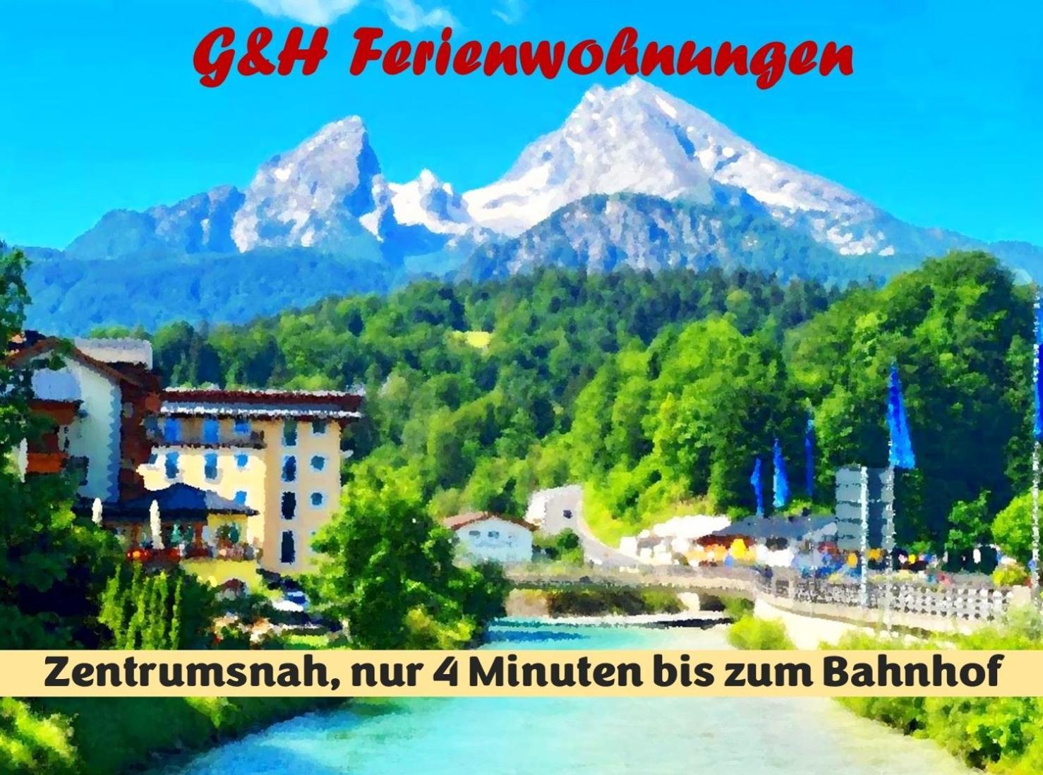 G & H Ferienwohnungen Appartement Almrausch 베르히테스가덴 외부 사진